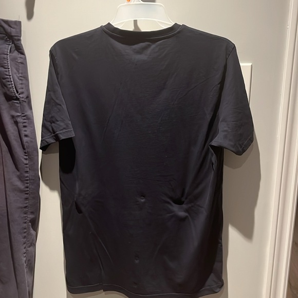 Navy Blue penguin t shirt with print design - Picture 4 of 4